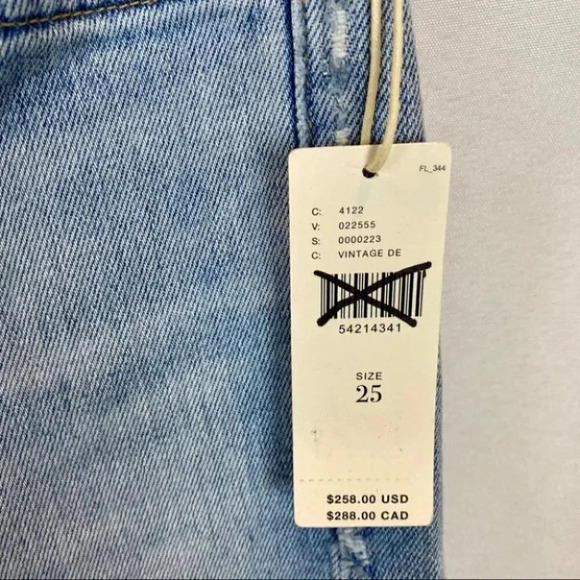 NWT Citizens of Humanity Demy Cropped High Rise Kick Flare Jeans Light Wash - Picture 13 of 15